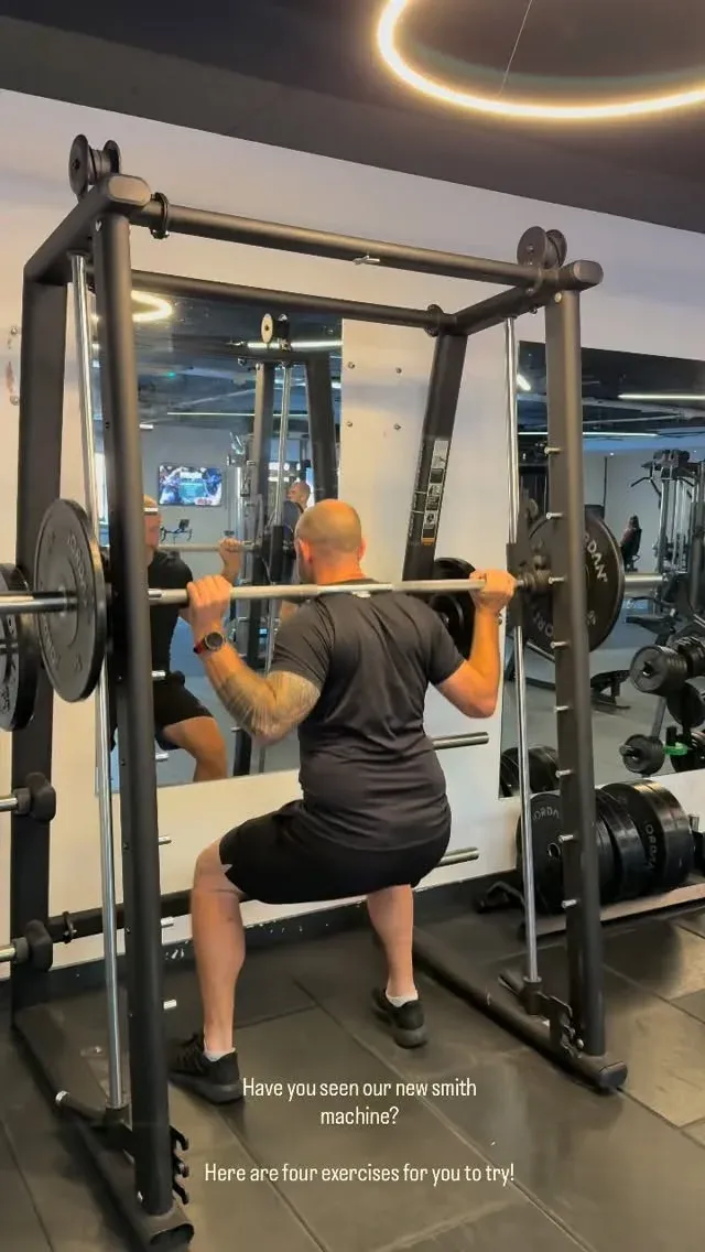 Have you tried our new smith machine? Why not incorporate this into your next session?